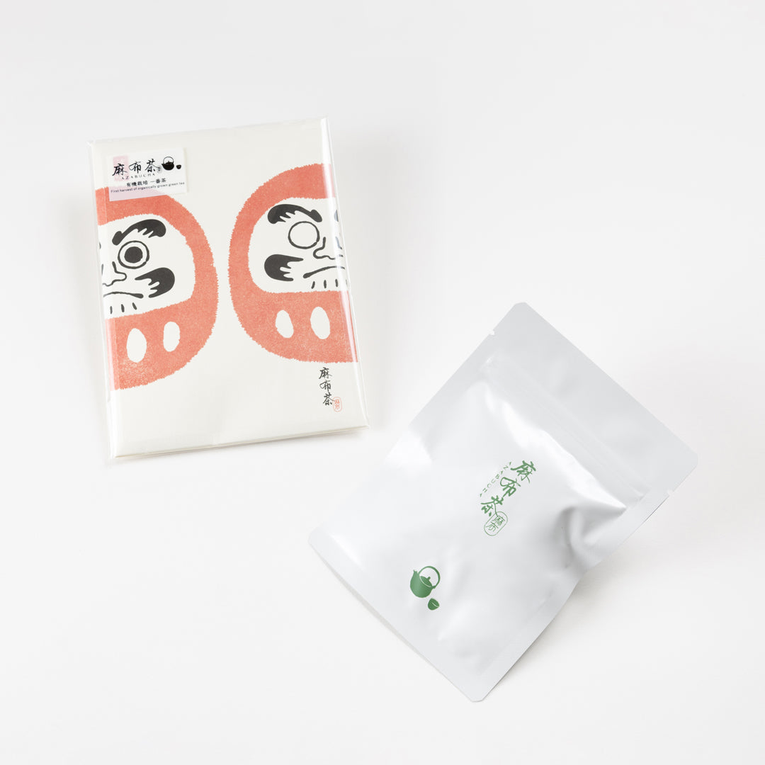 Azabucha Organic Sencha Tea Bags "Washi Paper Tear-off"