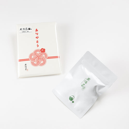 麻布茶 有機煎茶ティーバッグ “ 水引 ”